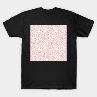 leopard cat – coral T-Shirt